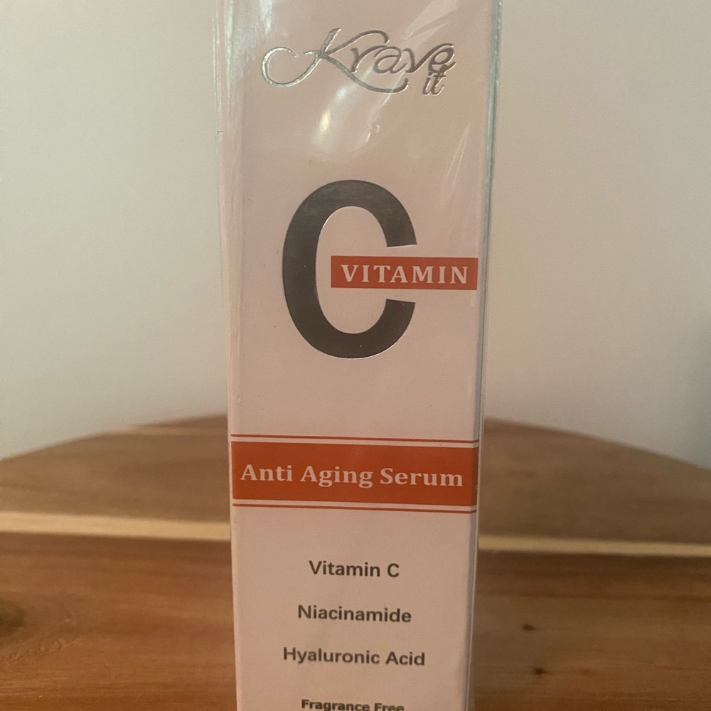 Krave It Vitamin C Serum Anti Aging Skincare 30 Ml/1 Fl Oz New Sealed